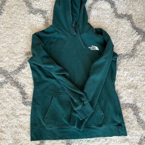 Forest Green North Face Hoodie